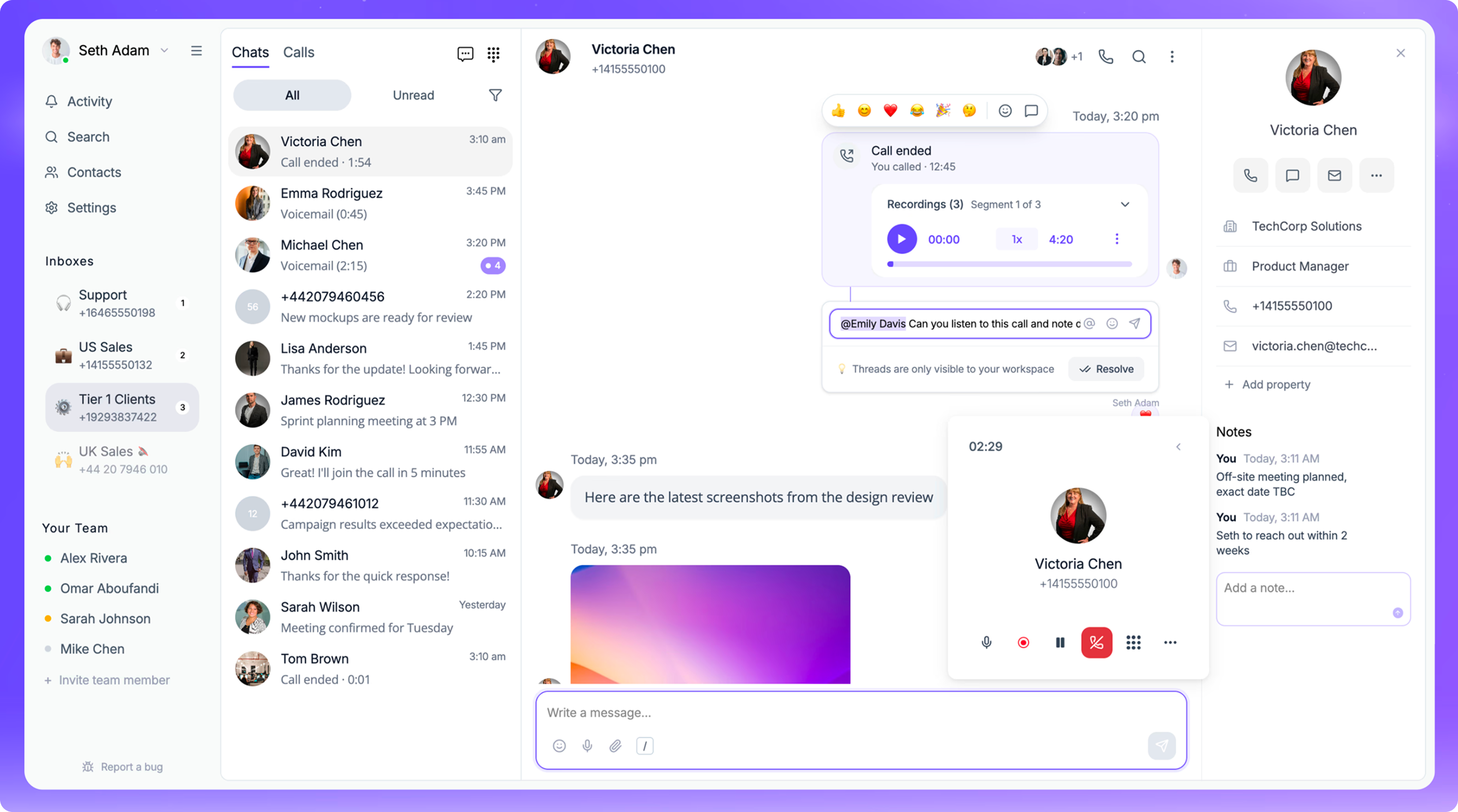 Dialbird web app